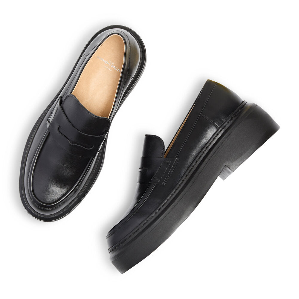 June loafers - Black Leather